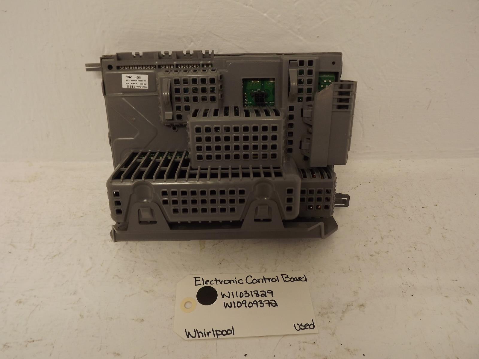 Whirlpool Washer W11031829 W10909372 Electronic Control Board Used Whirlpool Washer W11031829 W10909372 Electronic Control Board Used